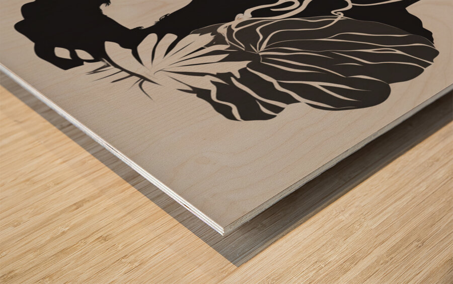 Silhouette of Strength Collection 1 - The Artful Mane 29 Impression sur bois