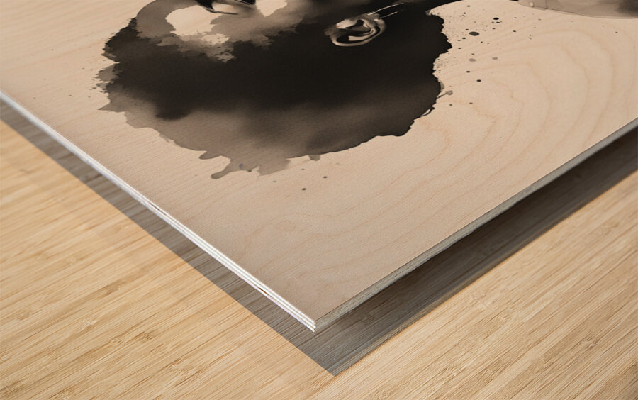 Silhouette of Strength Collection 1 - The Artful Mane 30 Wood print