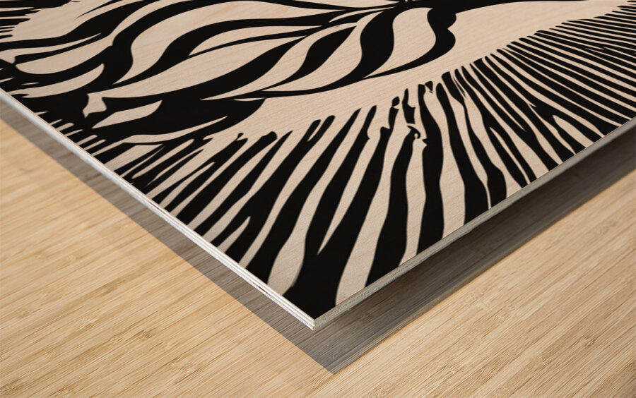 Silhouette of Strength Collection 1 - The Artful Mane 39 Wood print