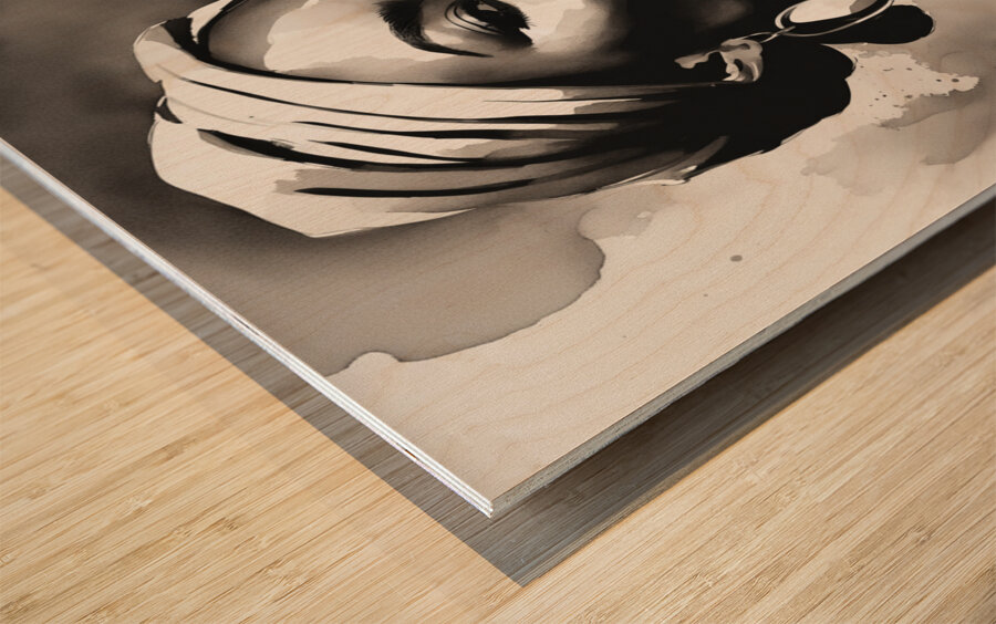 Silhouette of Strength Collection 1 - The Artful Mane 44 Impression sur bois