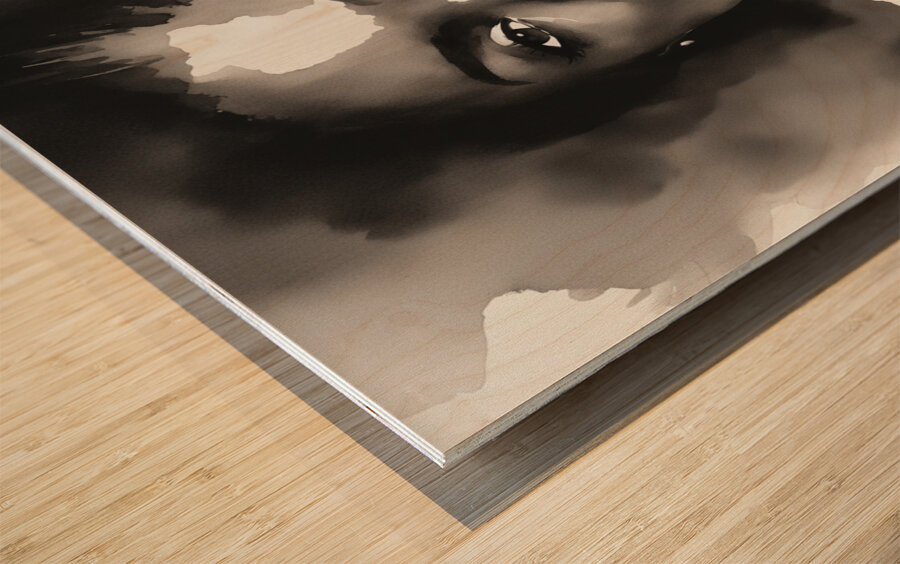 Silhouette of Strength Collection 1 - The Artful Mane 57 Impression sur bois