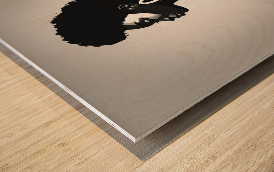 Silhouette of Strength Collection 1 - The Artful Mane 59 Wood print