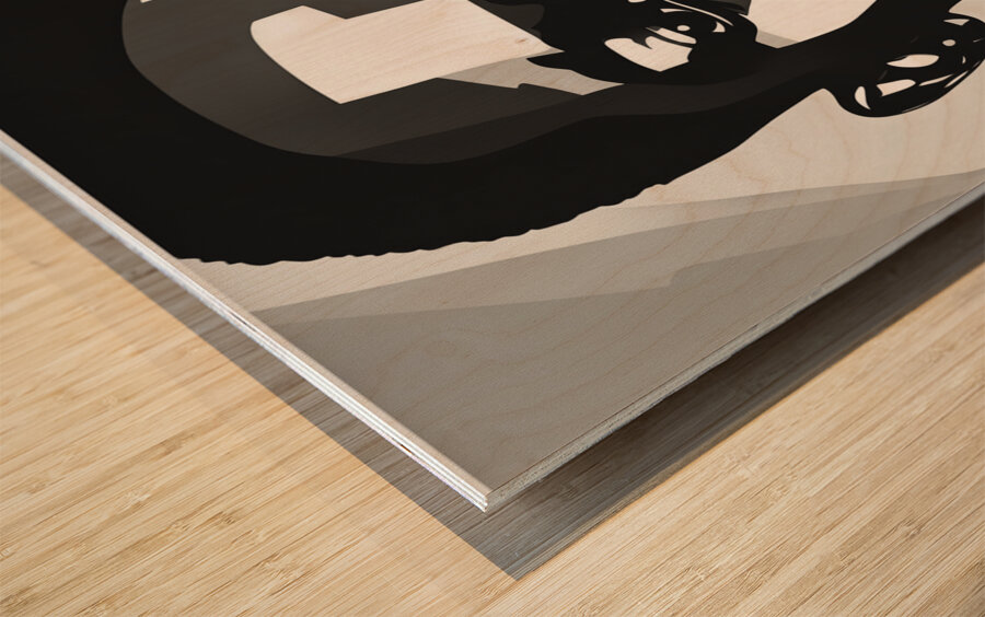 Silhouette of Strength Collection 1 - The Artful Mane 66 Wood print