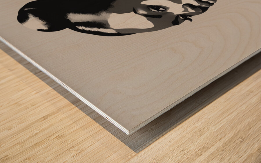 Silhouette of Strength Collection 2 - The Artful Mane 6 Wood print