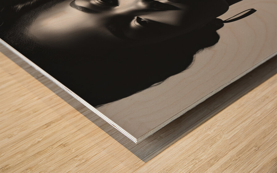 Silhouette of Strength Collection 2 - The Artful Mane 9 Wood print