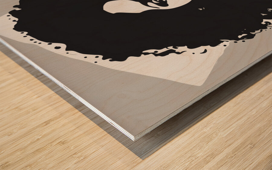 Silhouette of Strength Collection 2 - The Artful Mane 12 Wood print