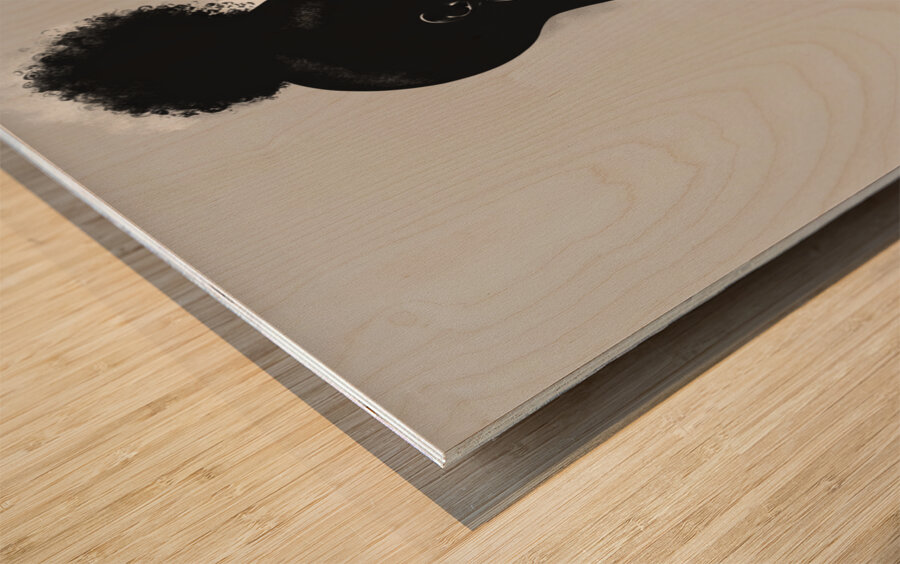 Silhouette of Strength Collection 2 - The Artful Mane 13 Wood print