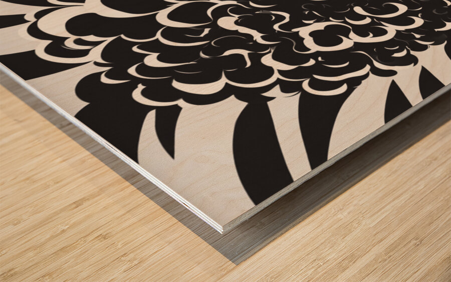 Silhouette of Strength Collection 2 - The Artful Mane 15 Impression sur bois