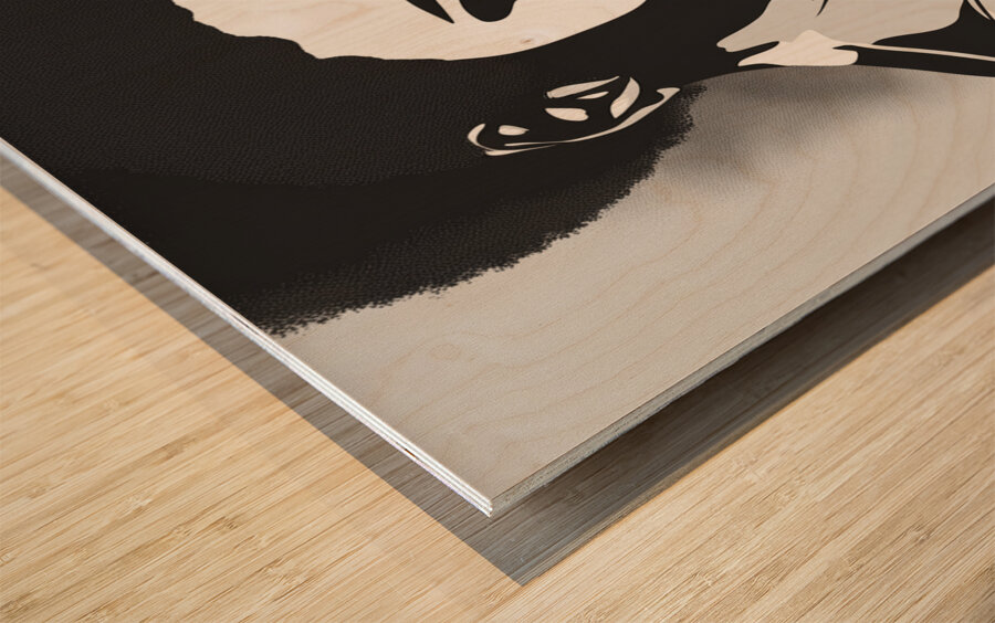 Silhouette of Strength Collection 2 - The Artful Mane 16 Wood print