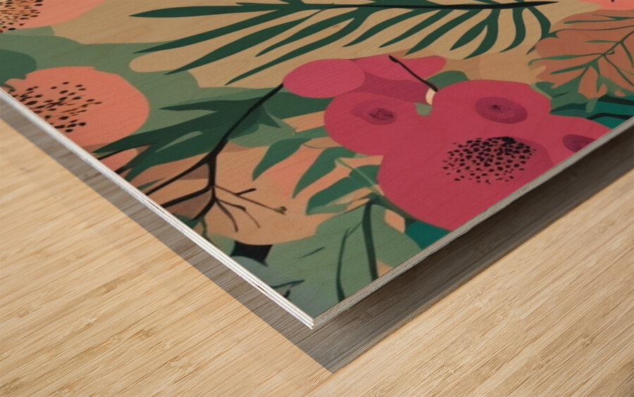 A Touch of Color: Celebrating Hue at The Artful Mane 2 Wood print