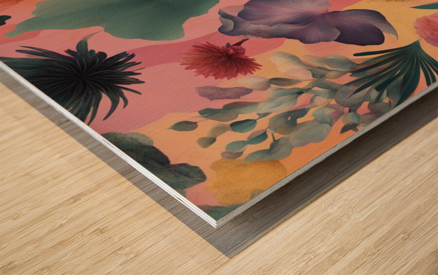 A Touch of Color: Celebrating Hue at The Artful Mane 72 Wood print