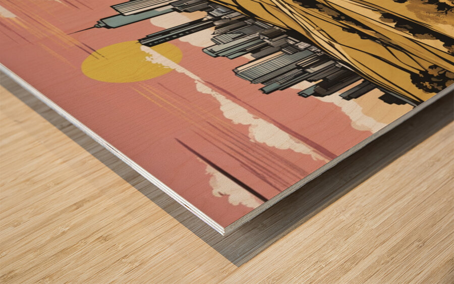 A Touch of Color 2: Celebrating Hue at The Artful Mane 68 Wood print