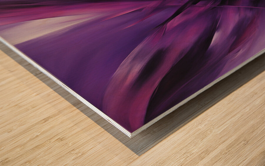 The Purle Aurora 1 Wood print