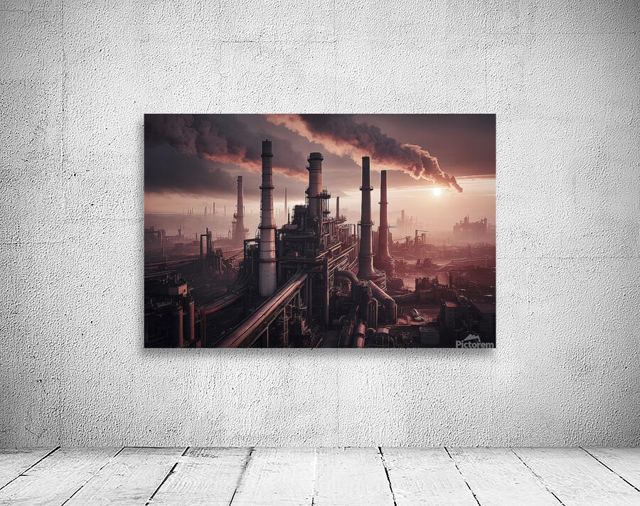 Factory Landscape 1 Wall Preview