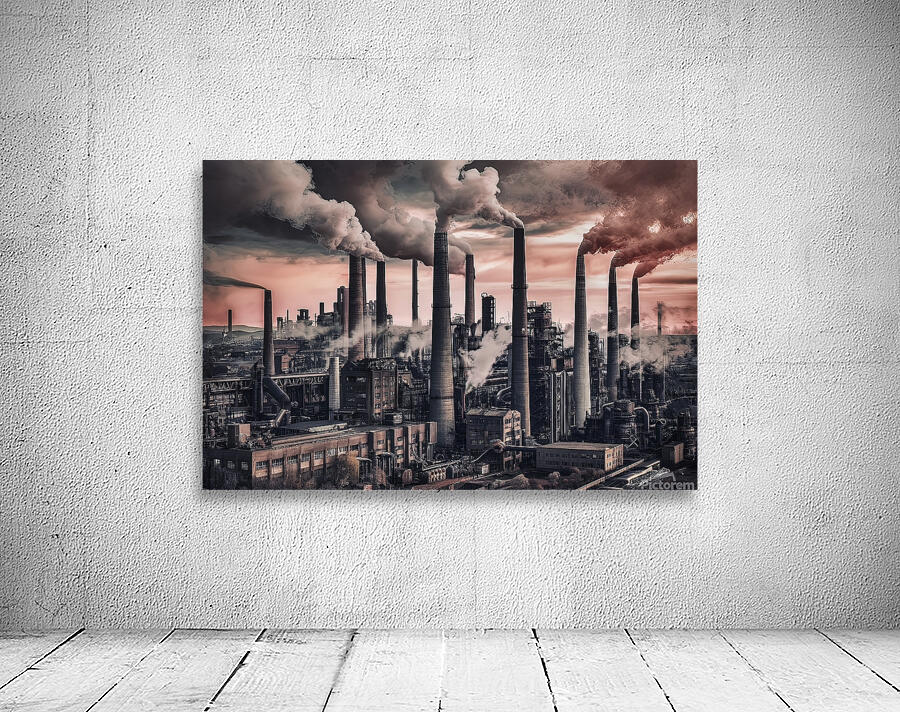 Factory Landscape 3 Wall Preview