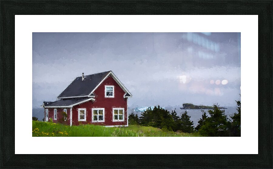 THE ICEBERG panoramic view Picture Frame print