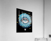 Blue Lazy Eye Design Acrylic Print