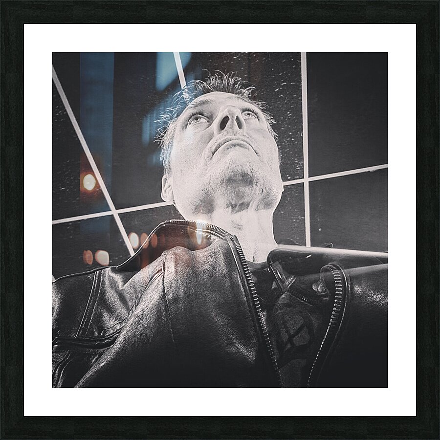 Self Portrait in Thoughts Picture Frame print