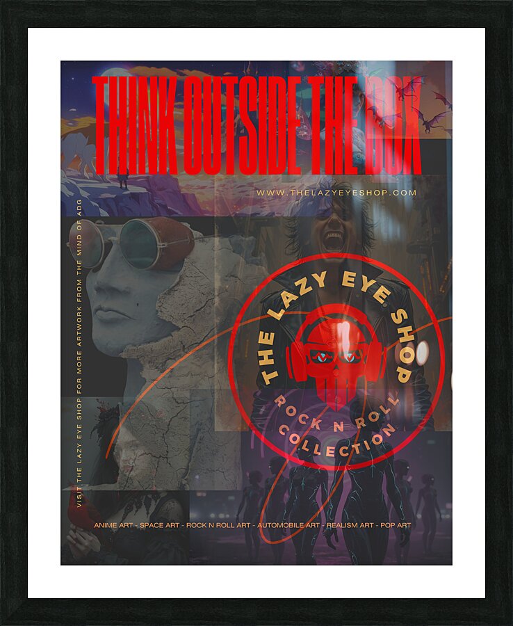 Outside The Box Picture Frame print