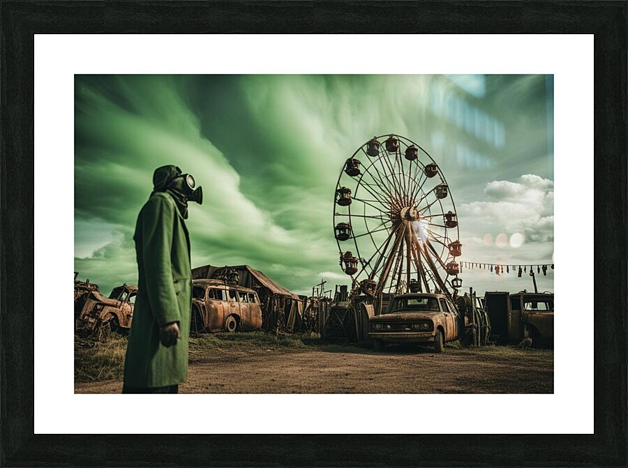 Apocalypse Aftermath Picture Frame print