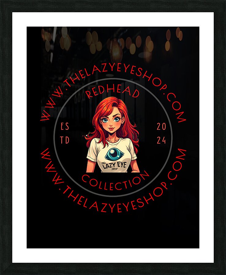 TLES REDHEAD CREST LOGO Picture Frame print