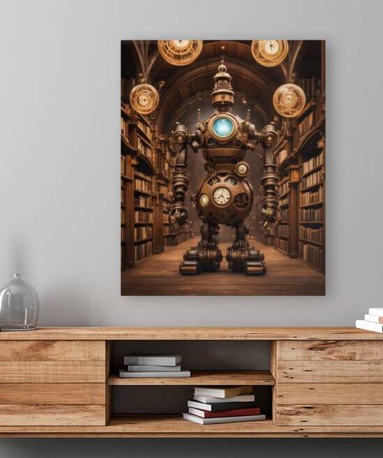 Steam Punk Librarian  by The Lazy Eye Shop