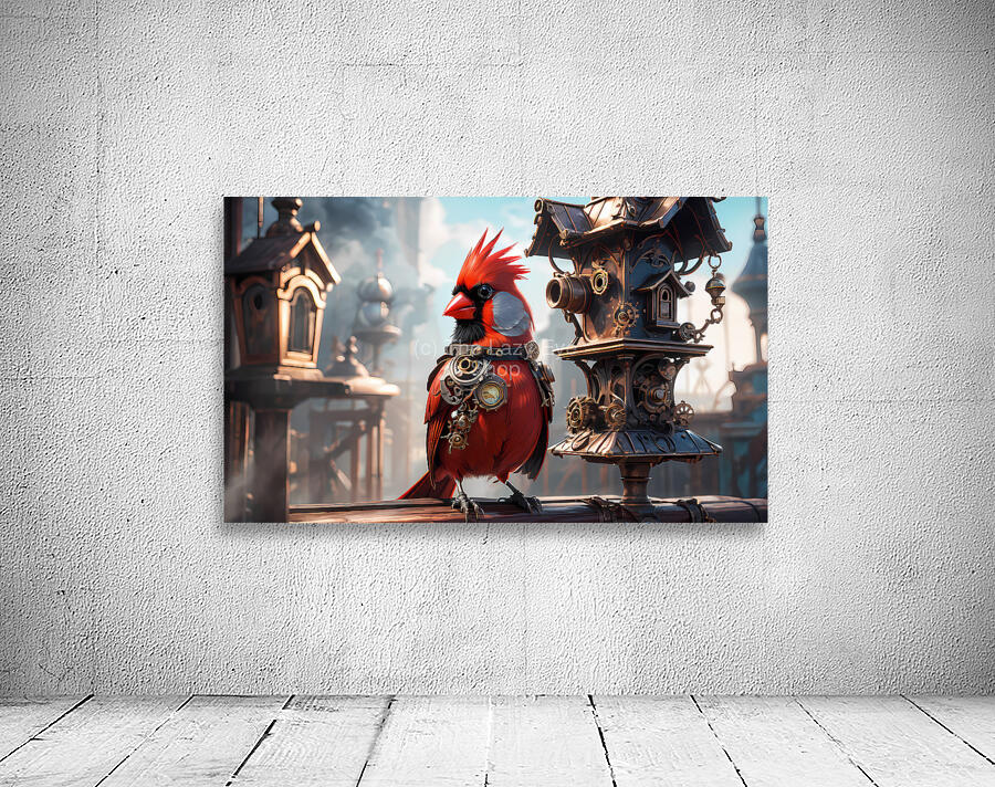 Steam Punk Cardinal Wall Preview