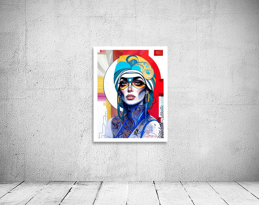 Michelle in Abstract Wall Preview