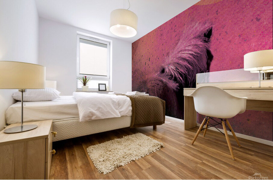Staring at the sun Mural print