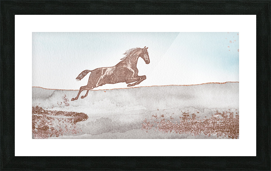 into the unknown Picture Frame print