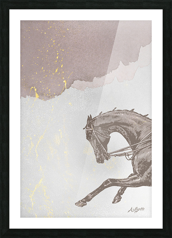here comes the rain Picture Frame print