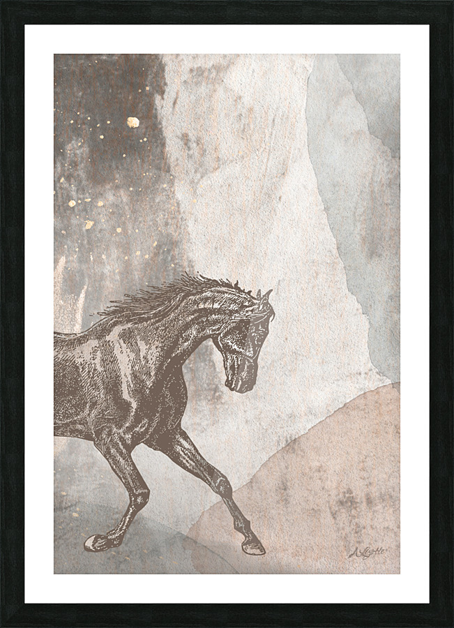 Stepping up Picture Frame print
