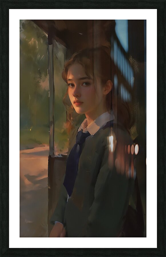 Bus Stop Picture Frame print
