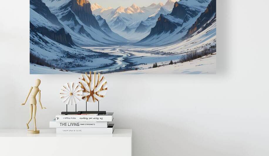 Golden Peaks of Winter by Connected Creations
