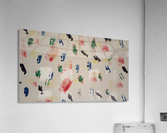 Multicolored Finger Prints Acrylic Print