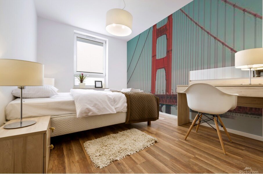 Golden Gate Bridge Mural print