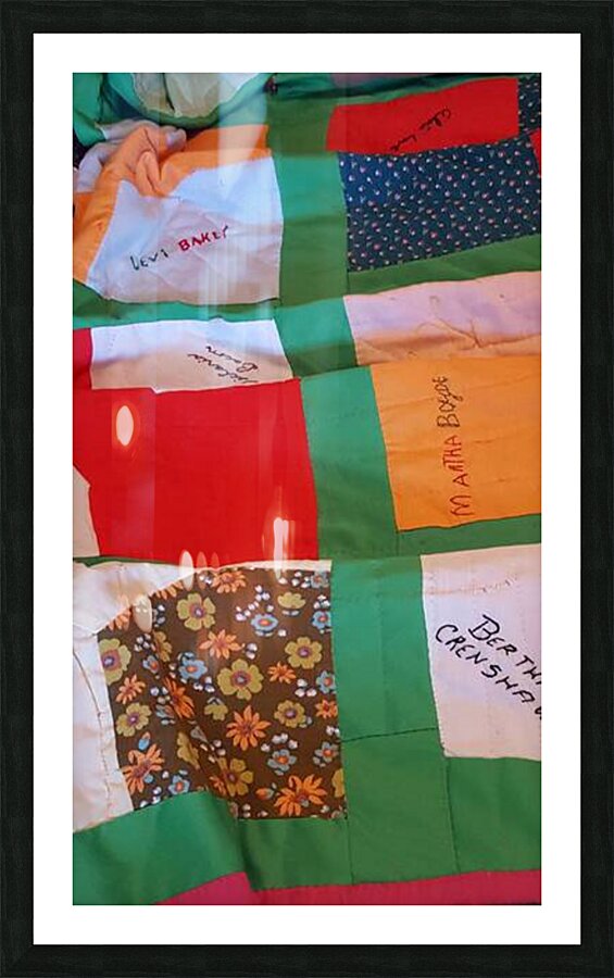 Quilt Picture Frame print
