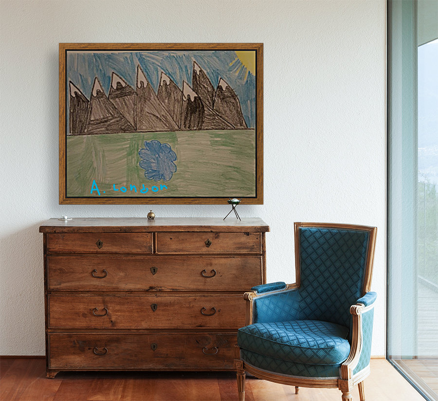 Mountain Peaks Reproduction