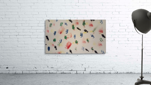 Multicolored Finger Prints Wall Preview