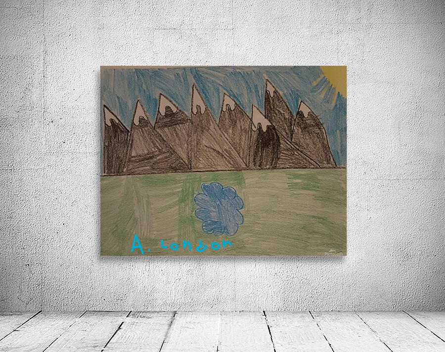 Mountain Peaks Wall Preview