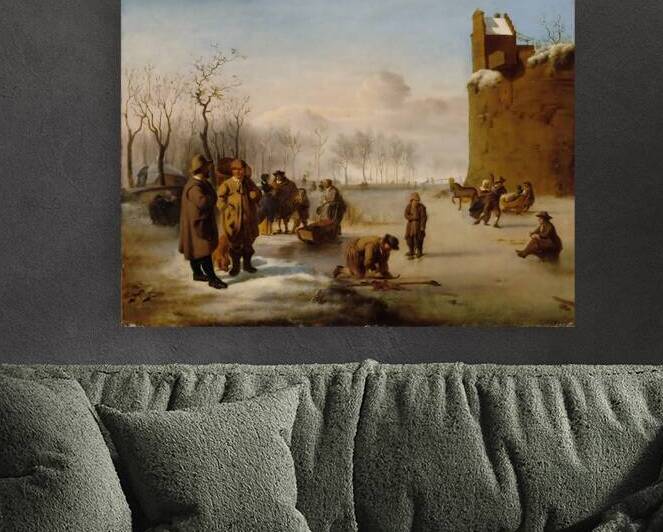 Winter in the Old World – 16K Ultra-HD Restored 19th Century Village Scene by sama photo