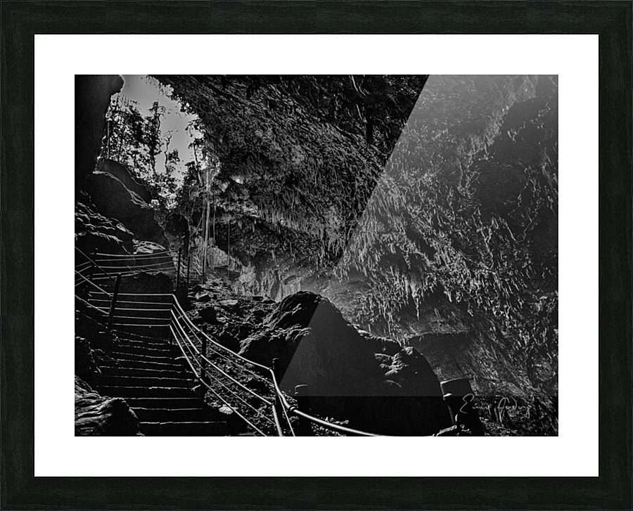 BlueLakeCave 3 Picture Frame print