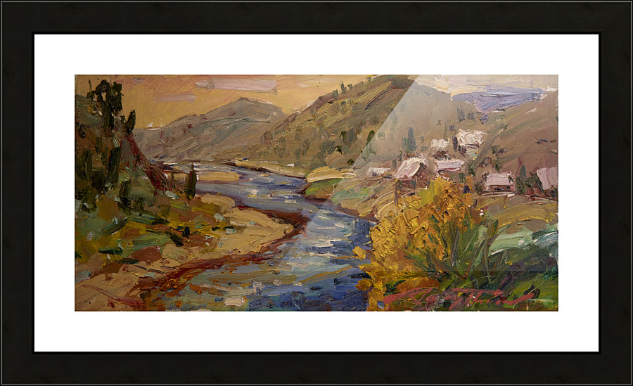 A Winding River - Barry Thomas   Picture Frame print
