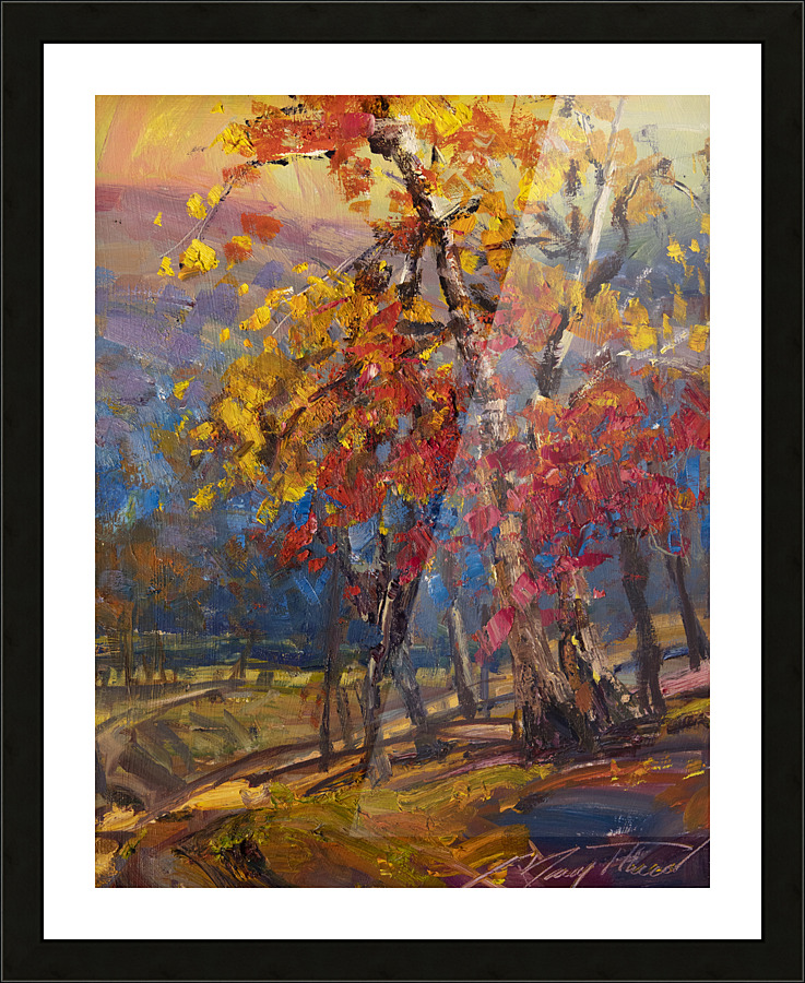 Crisp Fall Air - Barry Thomas Picture Frame print