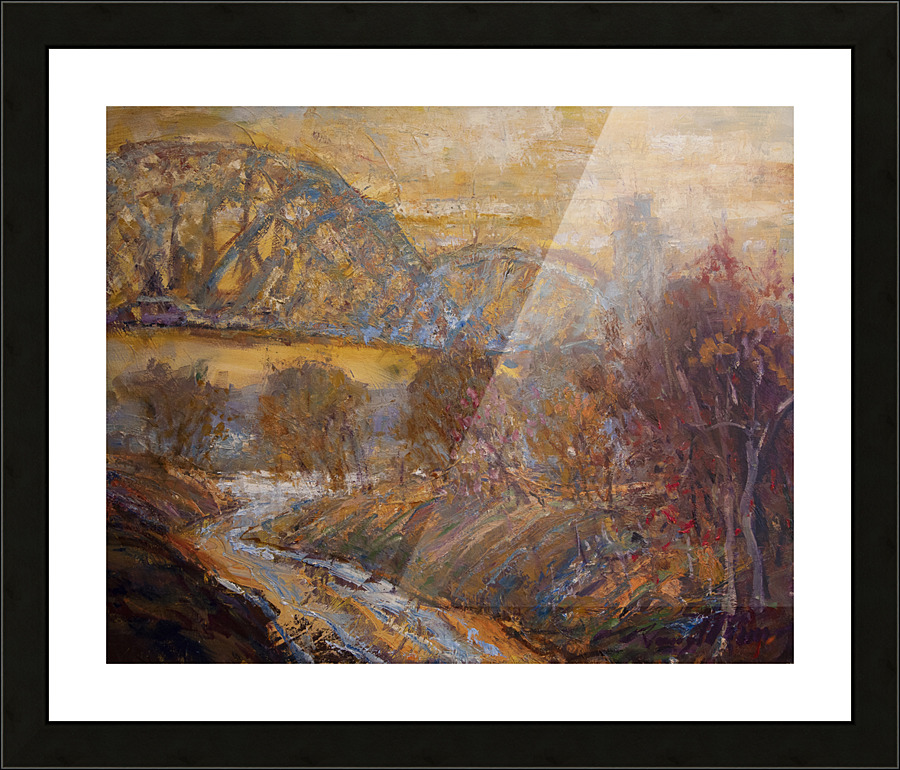 Distant Bridge - Barry Thomas  Picture Frame print