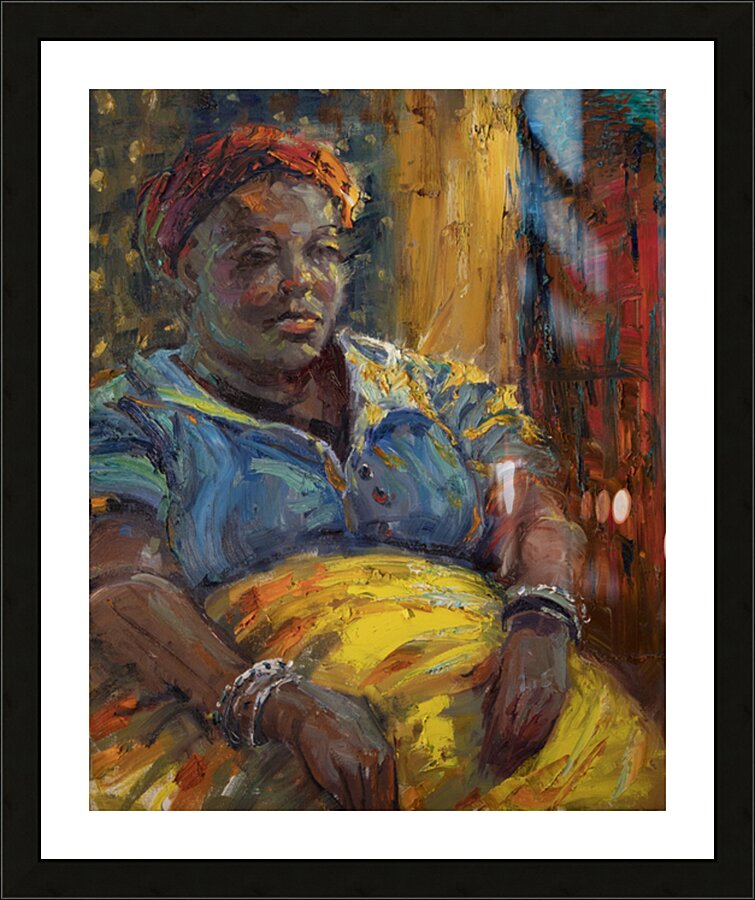 Evening Sun Seated - Barry Thomas   Picture Frame print