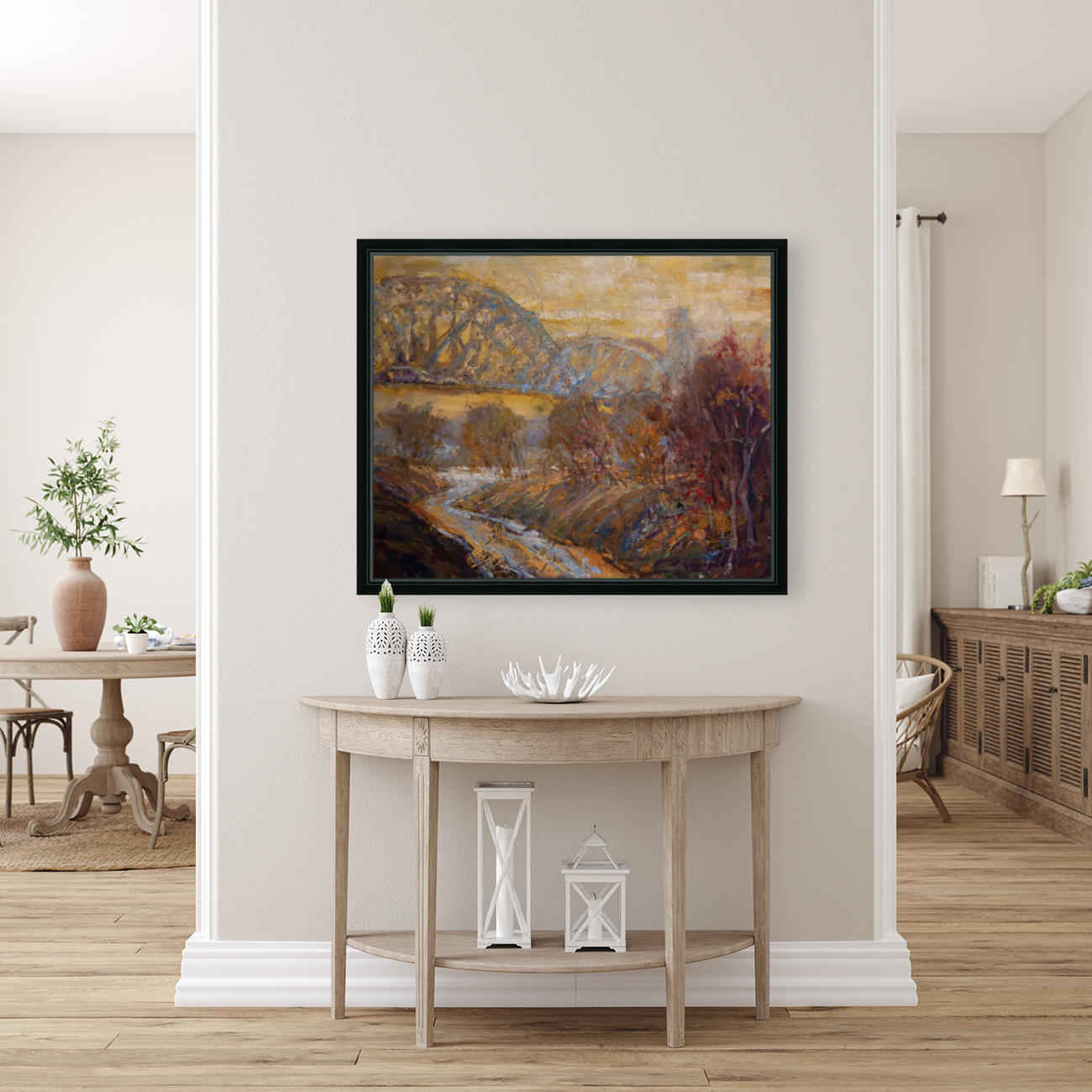Distant Bridge - Barry Thomas  Reproduction