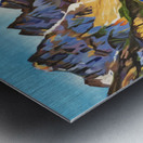 Reflection in Sapphire Metal print