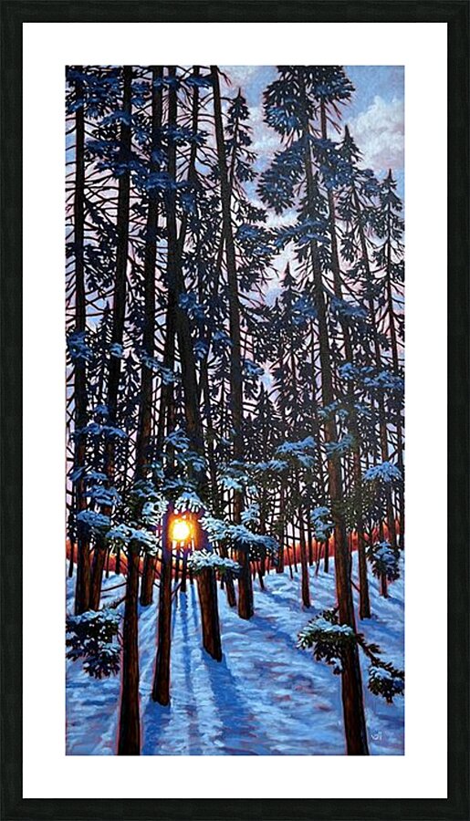 Ravine Glow Picture Frame print