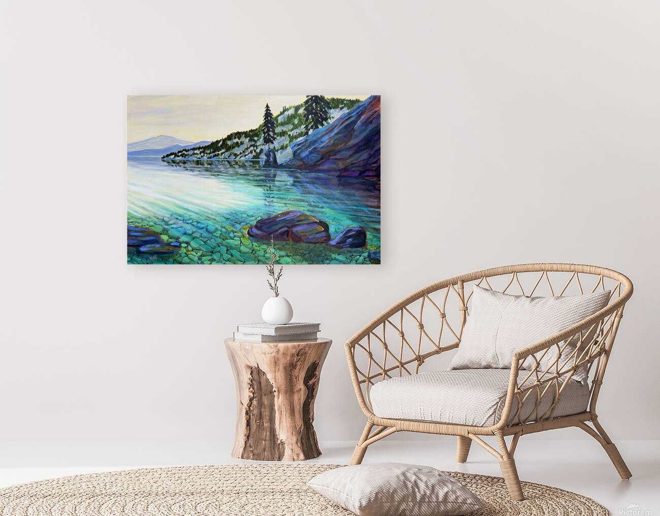 Cove At Pauls Tomb Reproduction